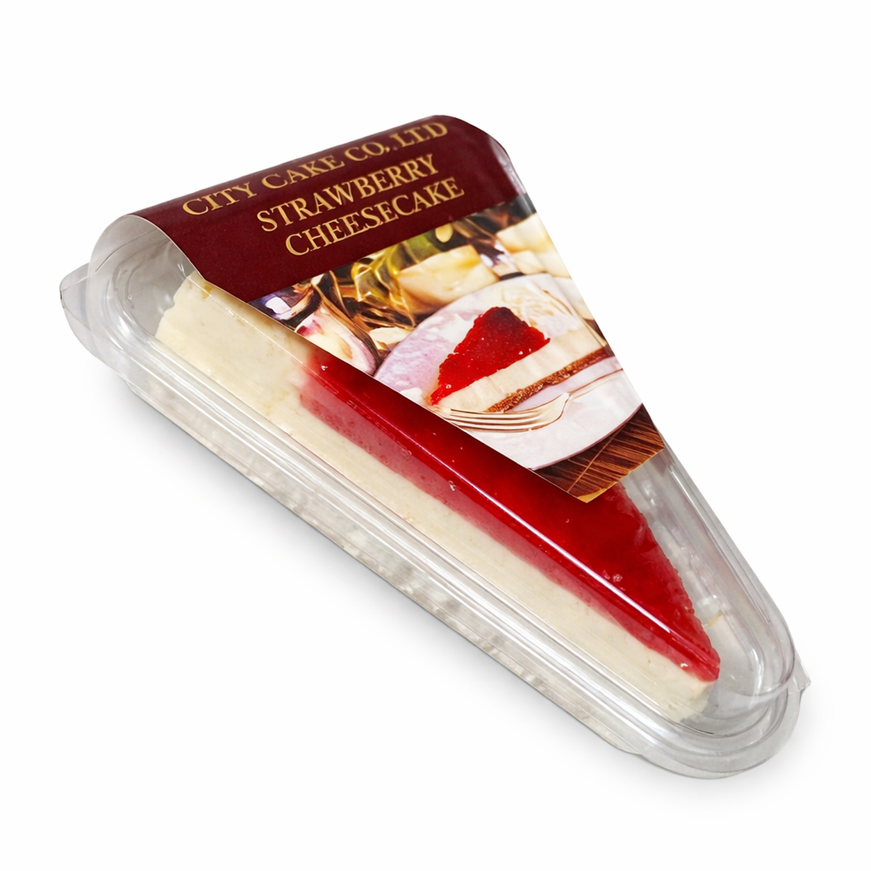 STRAWBERRY CHEESECAKE - 12 PIECES (INDIVIDUALLY PACKED)