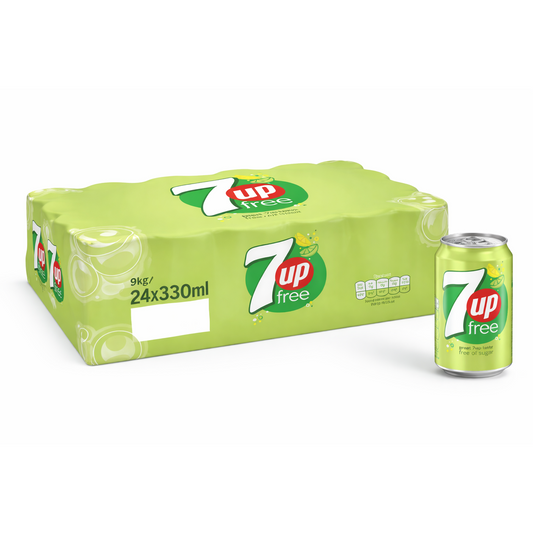 7UP SUGAR FREE - 24X330ML