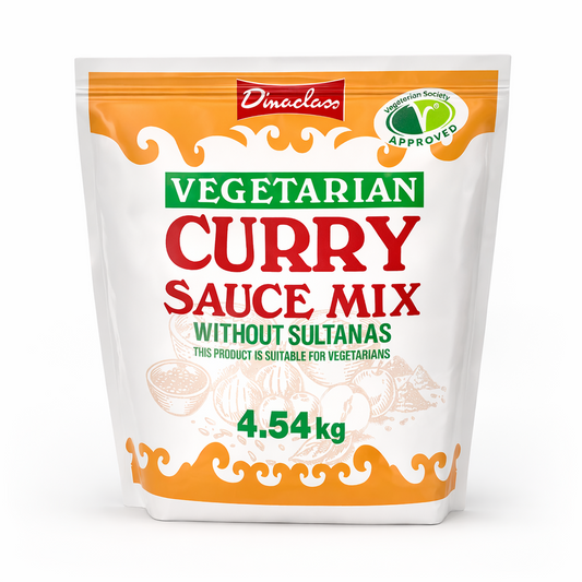 DINACLASS VEGETERIAN CURRY SAUCE MIX - 4.54KG