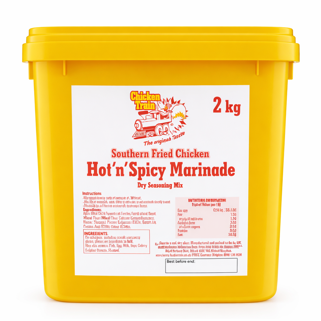 CHICKEN TRAIN HOT N SPICY MARINADE - 2KG