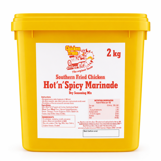 CHICKEN TRAIN HOT N SPICY MARINADE - 2KG