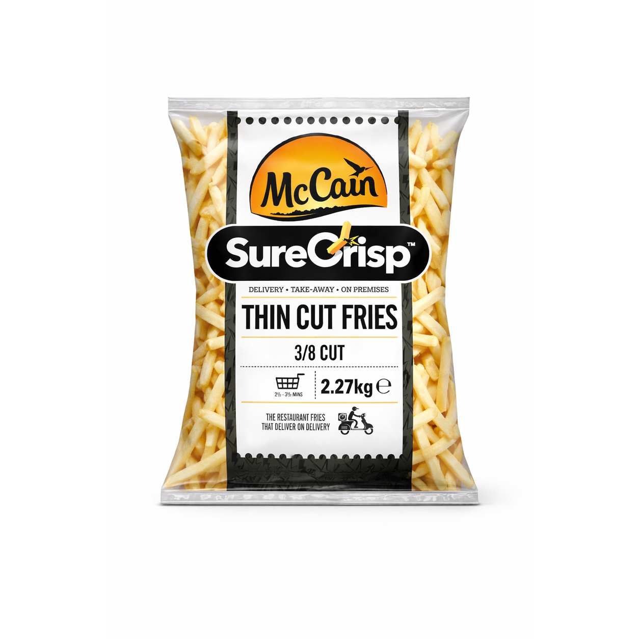 McCAIN SURECRISP FRIES 3/8 - 4X2.27KG