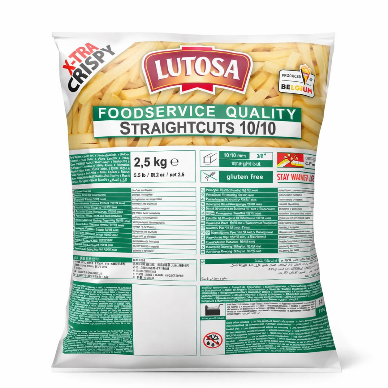 LUTOSA FRIES 3/8 - 4x2.5KG