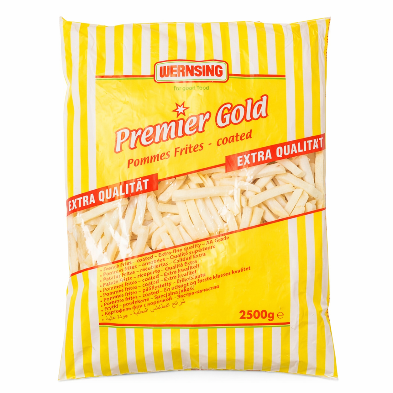WERNSING PREMIER GOLD COATED FRIES 3/8 - 4X2.5KG