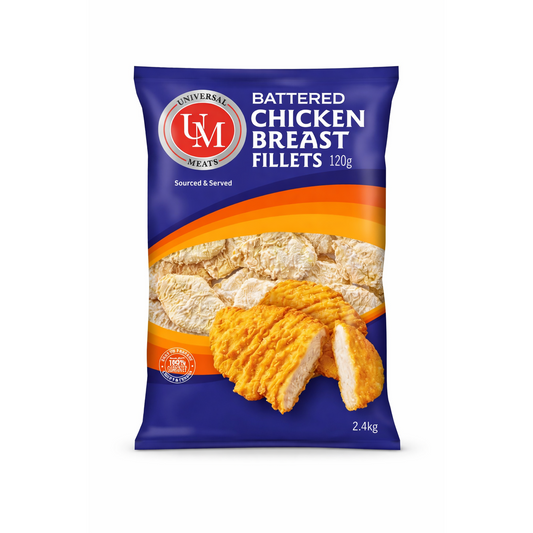 UM CHICKEN BREAST FILLETS (120G) -  2.4KG